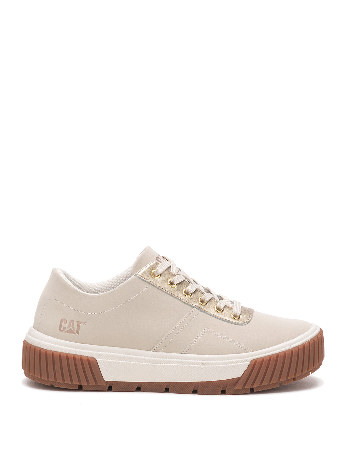 Zapatilla Amp Mujer Gold/Oyster Grey Cat