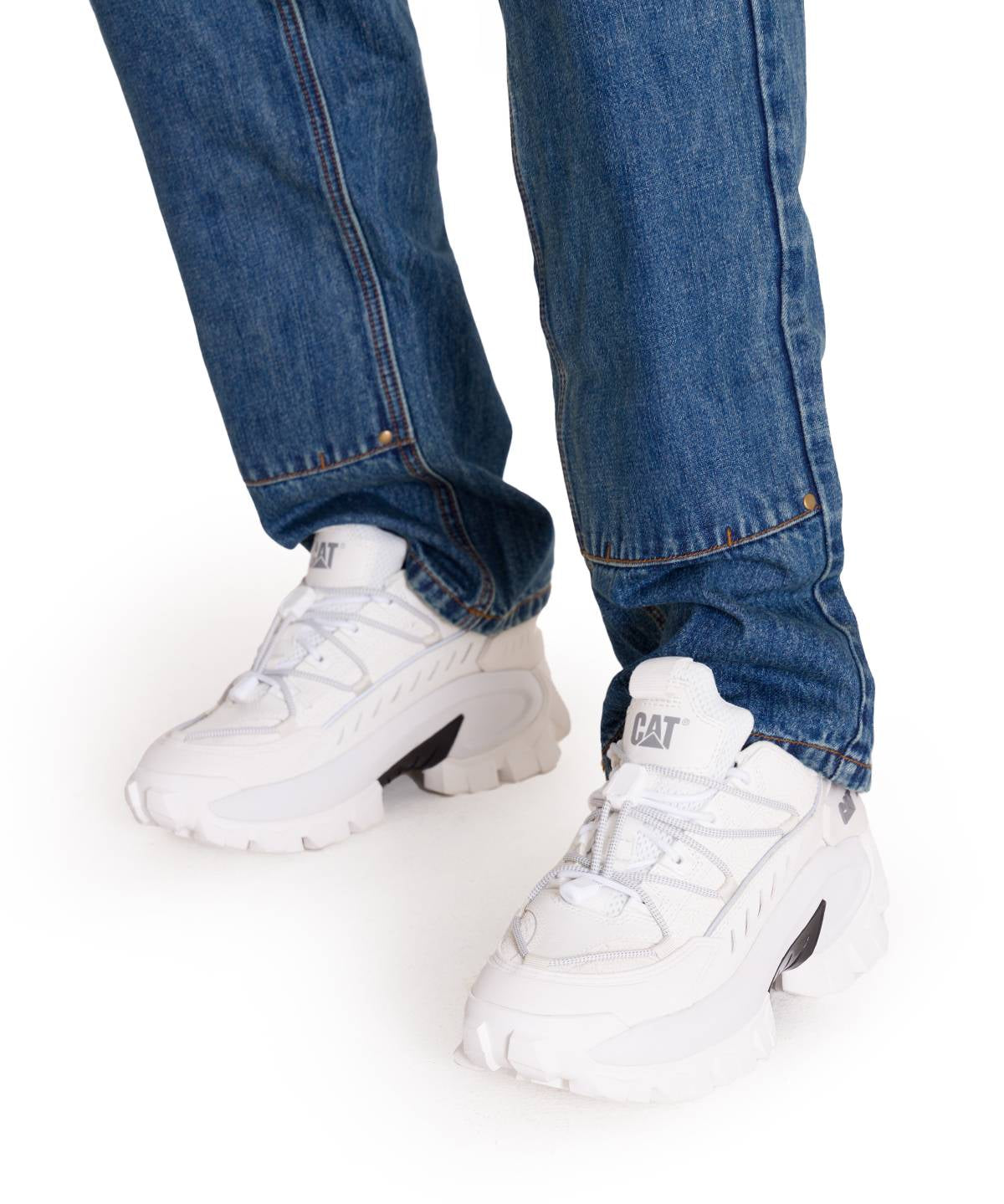 Zapatilla Casual Intruder Max Unisex Blanca Cat