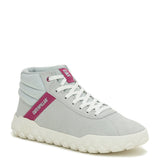 Zapatilla Con Caña Gamuza Mujer Hex + Mid Gris Claro Cat