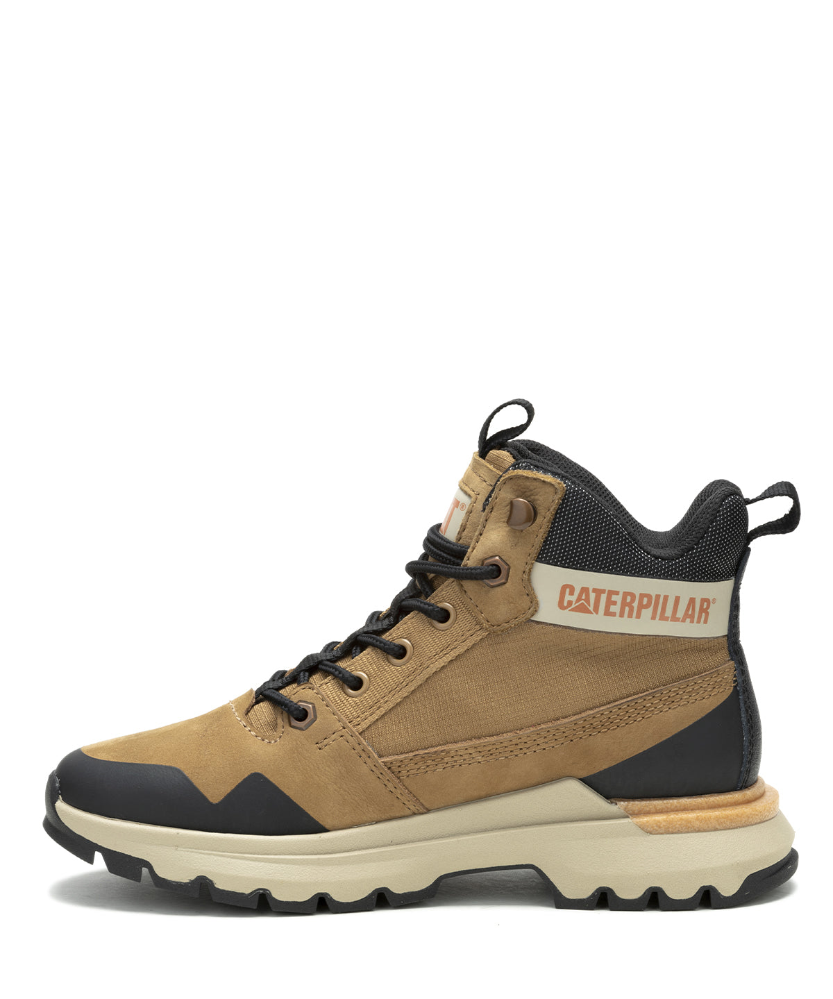 Zapatilla Con Caña Casual Mujer Colorado Sneaker Beige Cat