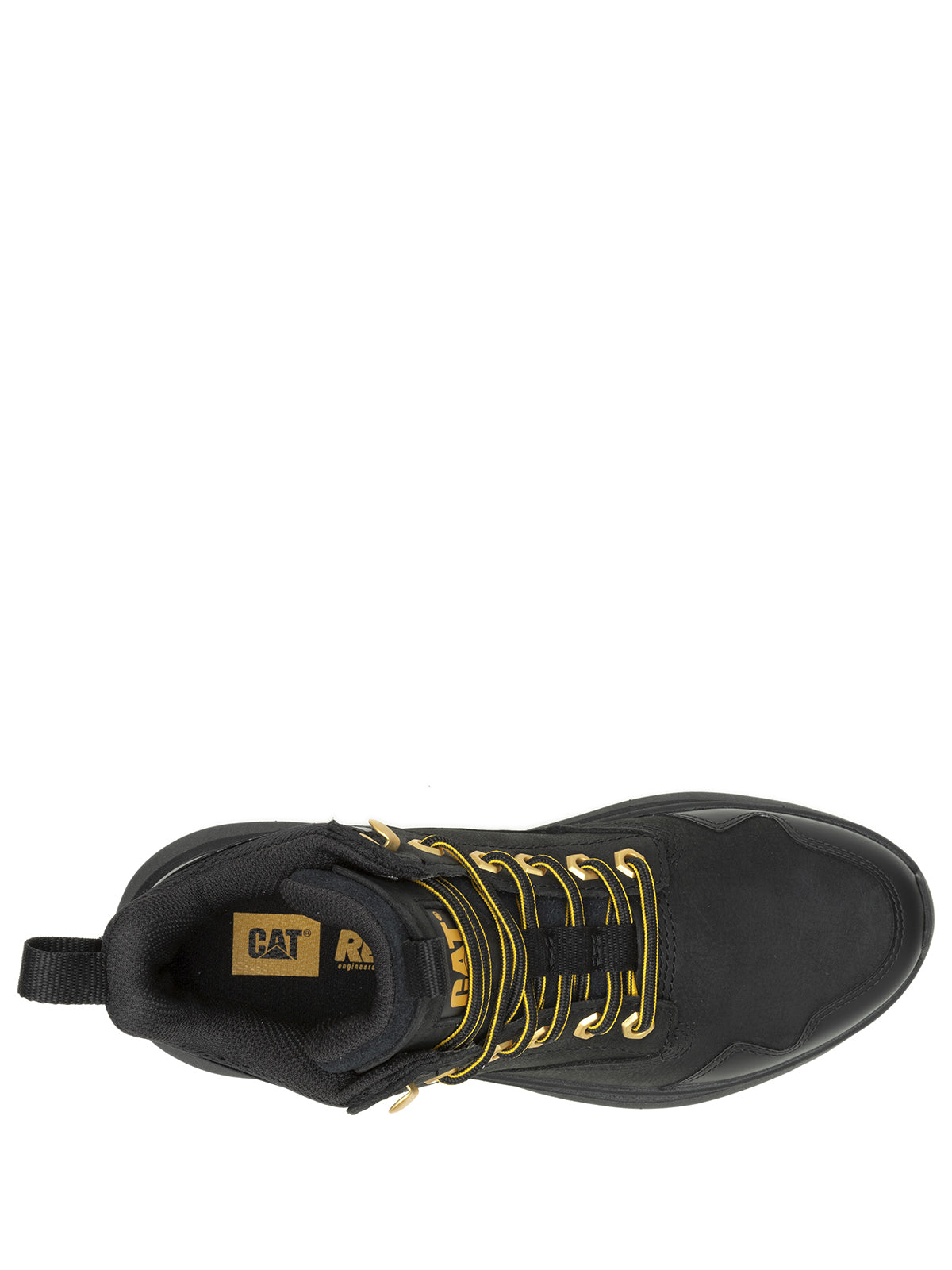 Zapatilla Con Caña Casual Mujer Colorado Sneaker Wp Negro Cat