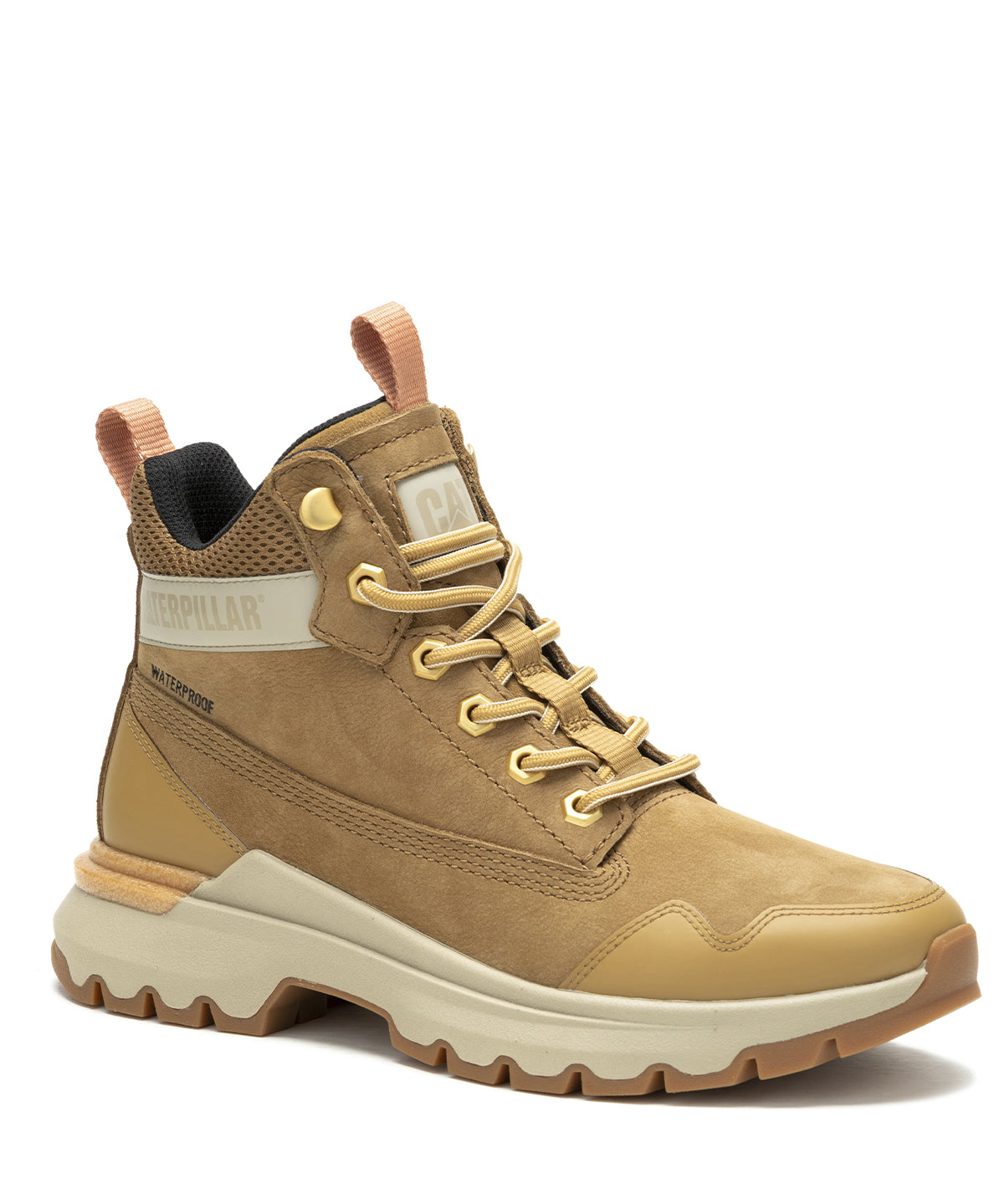 Zapatilla Con Caña Casual Mujer Colorado Sneaker Wp Beige/Crudo Cat