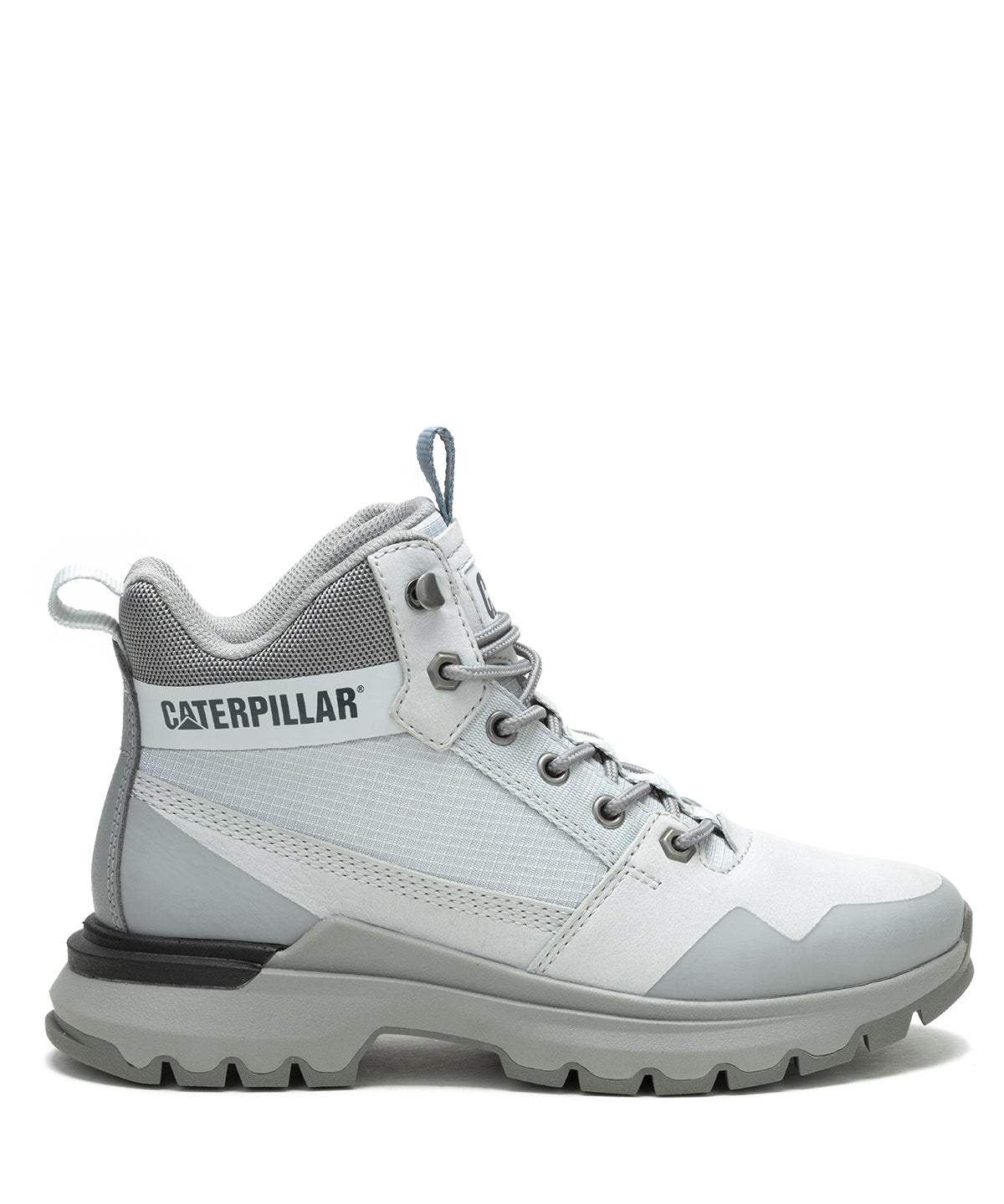 Zapatilla Con Caña Casual Mujer Colorado Sneaker Gris Cat