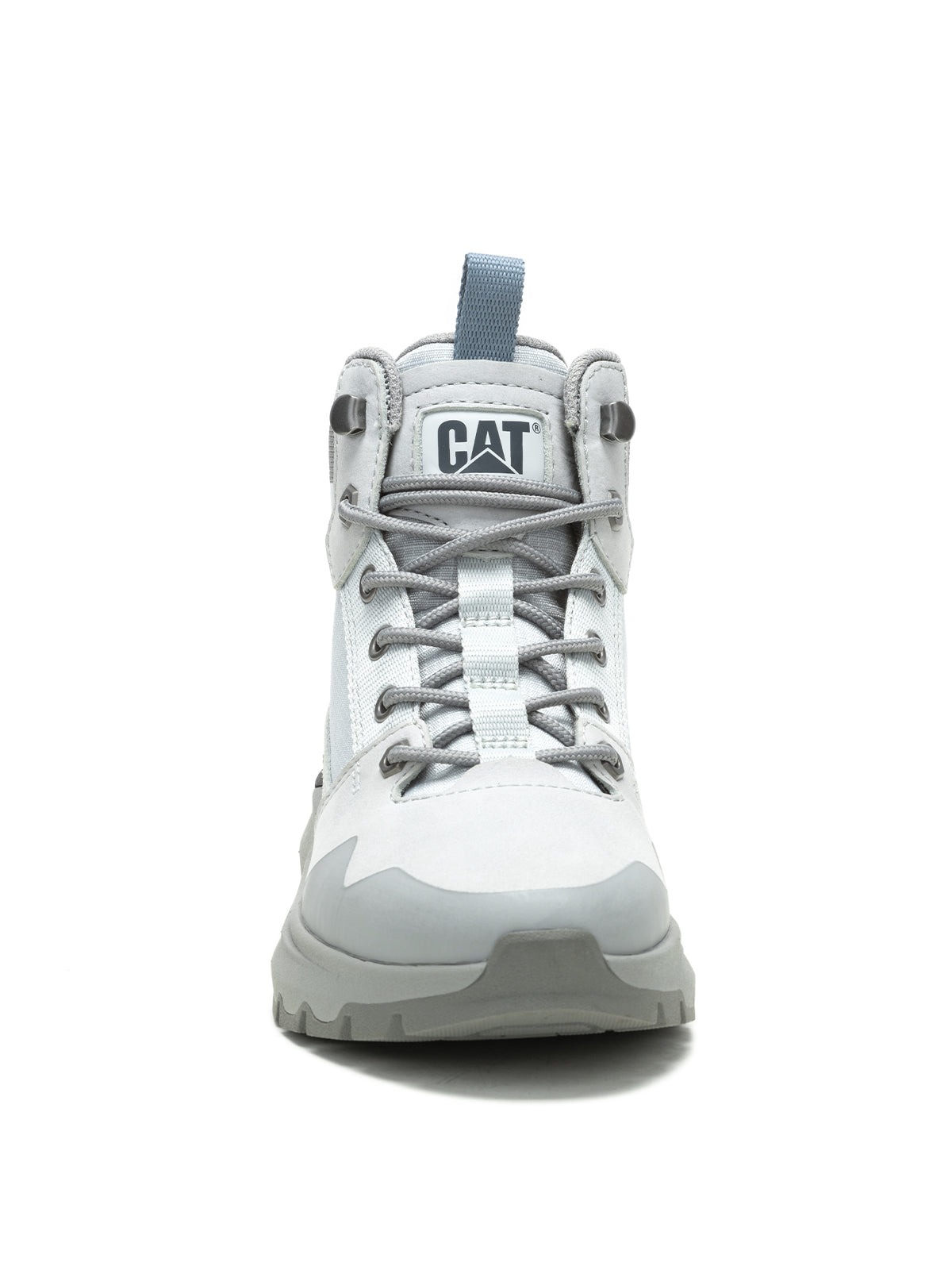 Zapatilla Con Caña Casual Mujer Colorado Sneaker Gris Cat