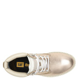 Botín Cuero Mujer Colorado Womens Metalizado Cat