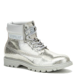 Botín Cuero Mujer Colorado Womens Metalizado Cat