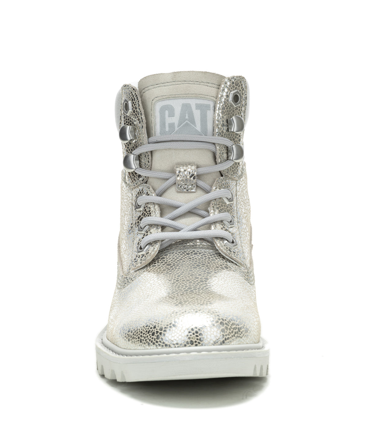 Botín Cuero Mujer Colorado Womens Metalizado Cat