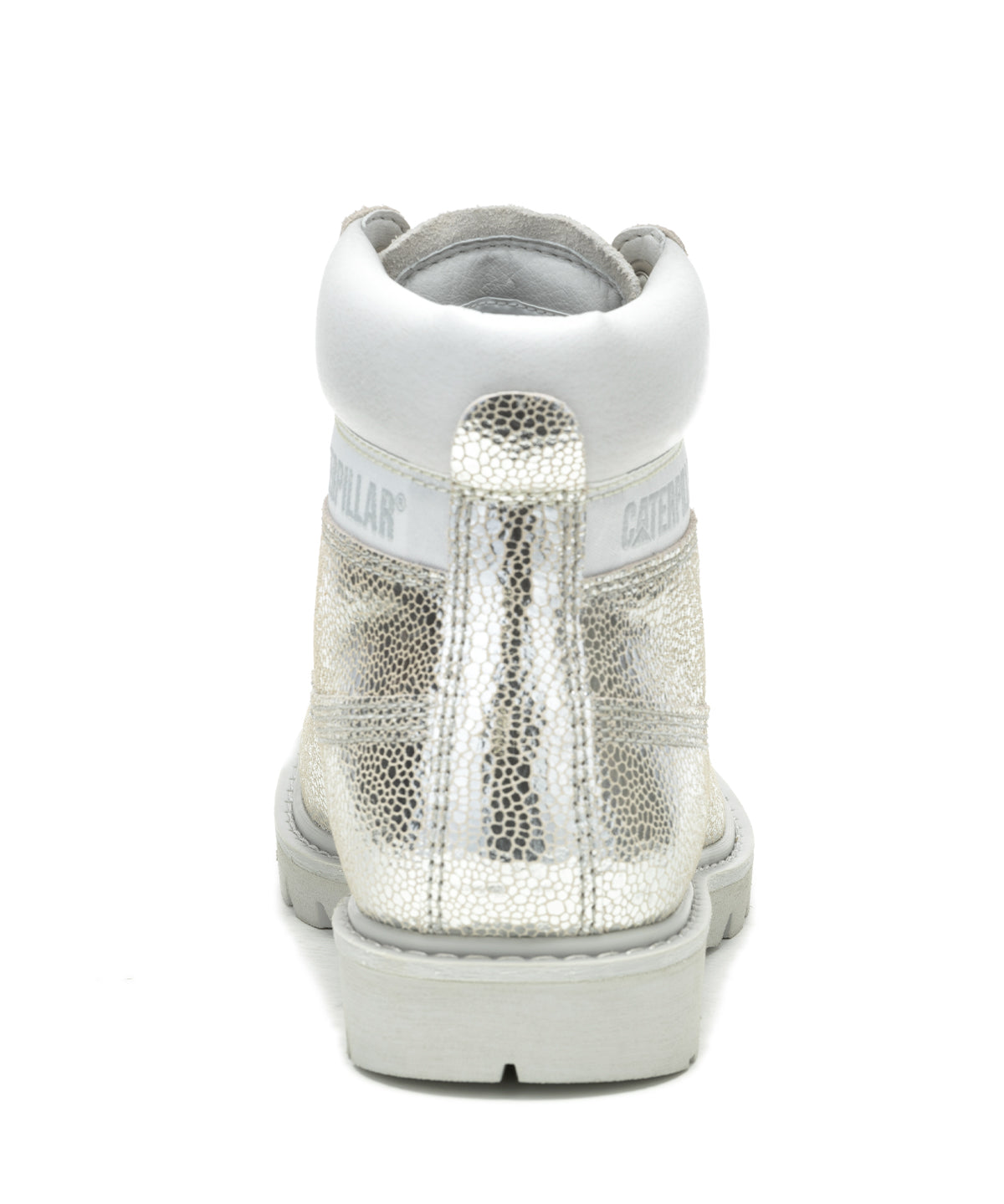 Botín Cuero Mujer Colorado Womens Metalizado Cat