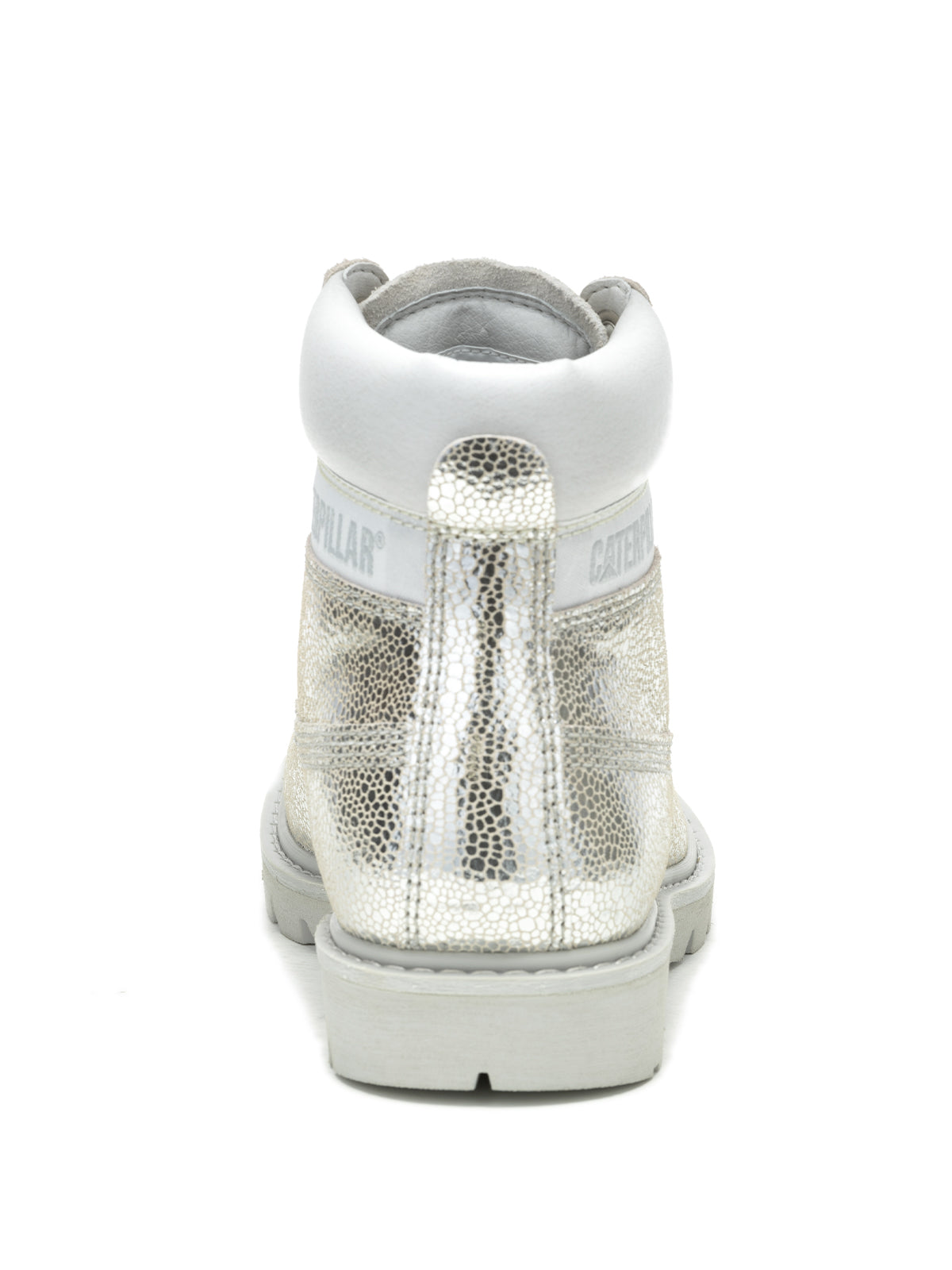 Botín Cuero Mujer Colorado Womens Metalizado Cat