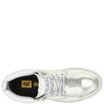 Botín Cuero Mujer Colorado Womens Metalizado Cat