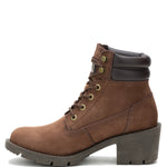 Botín Cuero Mujer Rewrite Café Cat