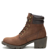 Botín Cuero Mujer Rewrite Café Cat