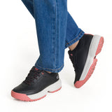 Zapatilla Cuero Mujer Flame Negro Cat