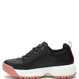 Zapatilla Cuero Mujer Flame Negro Cat