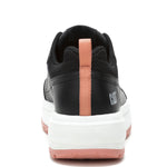 Zapatilla Cuero Mujer Flame Negro Cat