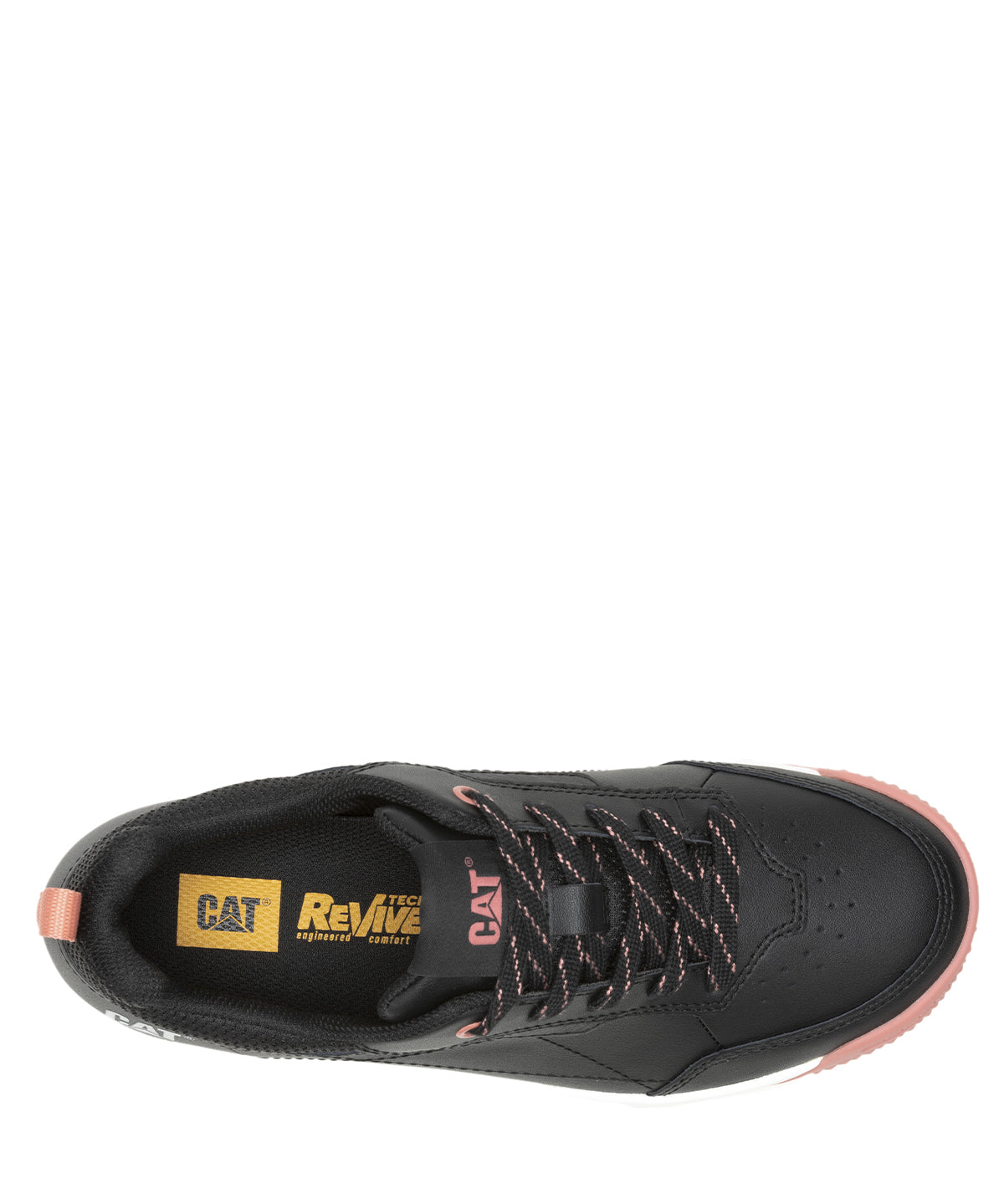 Zapatilla Cuero Mujer Flame Negro Cat