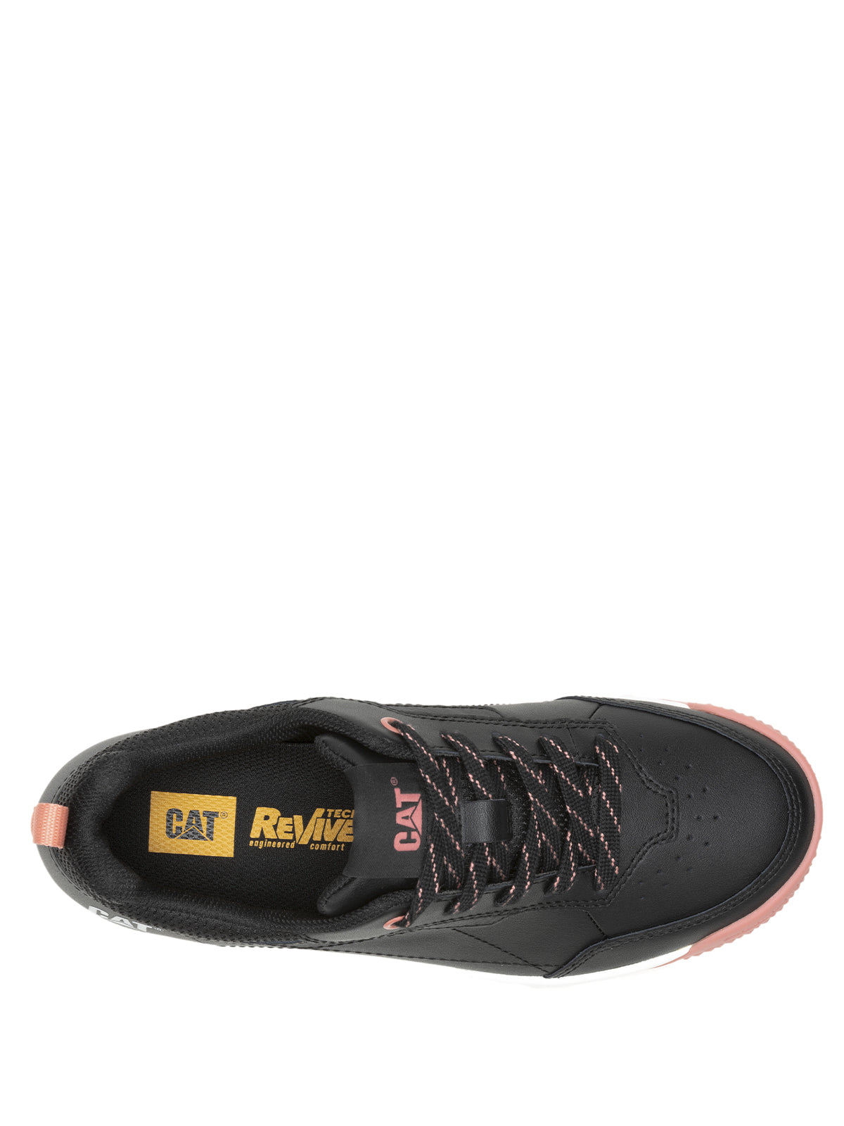 Zapatilla Cuero Mujer Flame Negro Cat