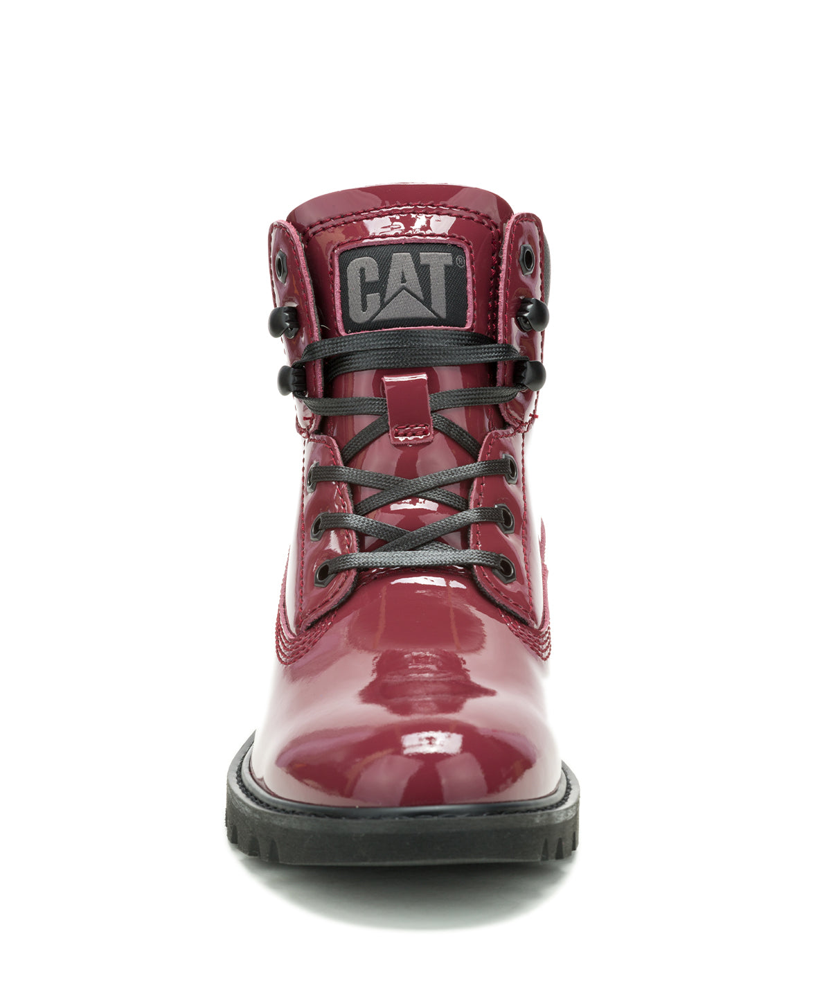 Botín Charol Mujer Colorado Women Burdeo Cat