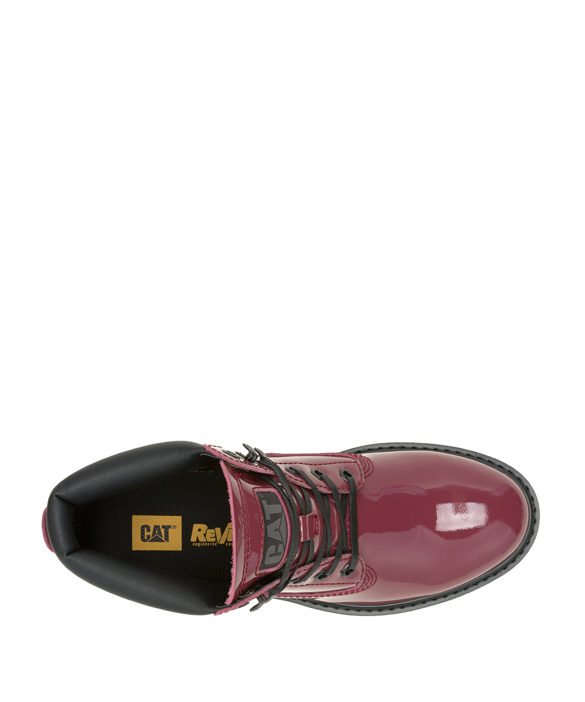 Botín Charol Mujer Colorado Women Burdeo Cat