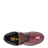 Botín Charol Mujer Colorado Women Burdeo Cat