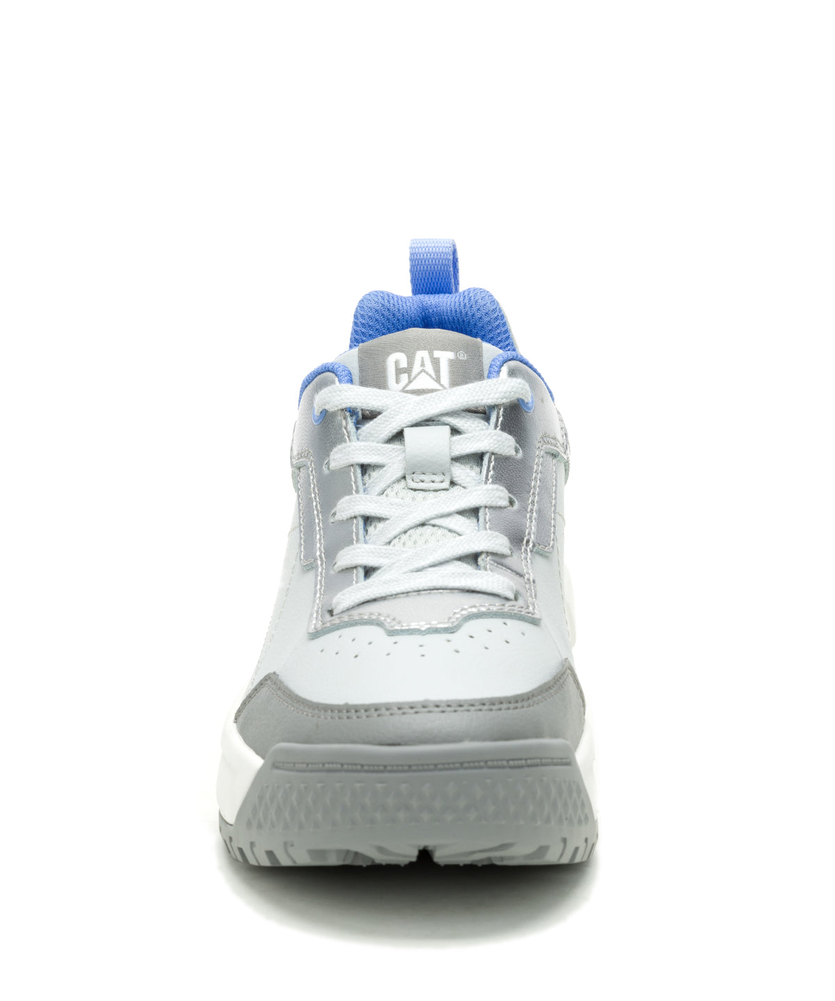 Zapatilla Cuero Mujer Flame Gris Claro Cat