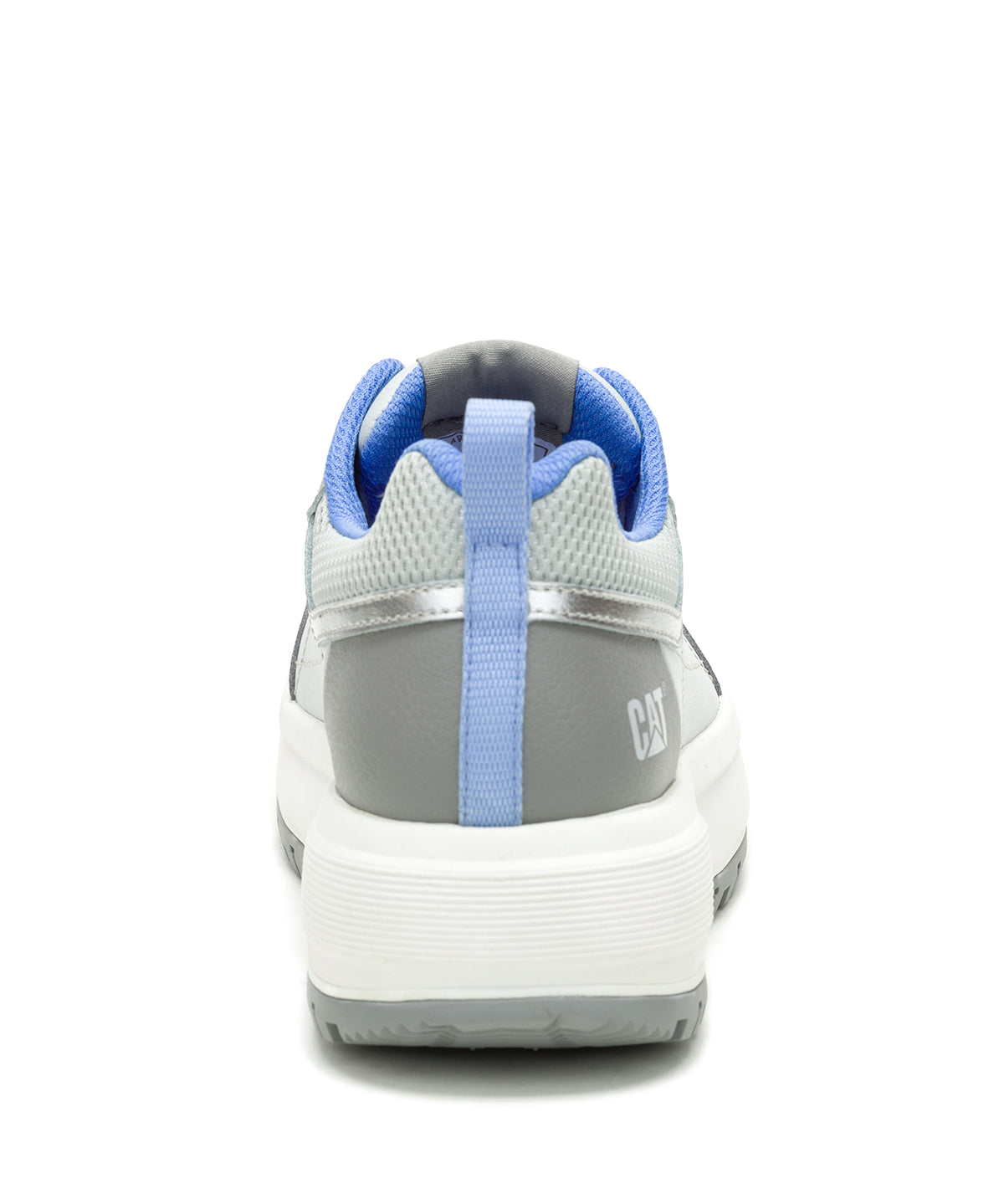 Zapatilla Cuero Mujer Flame Gris Claro Cat