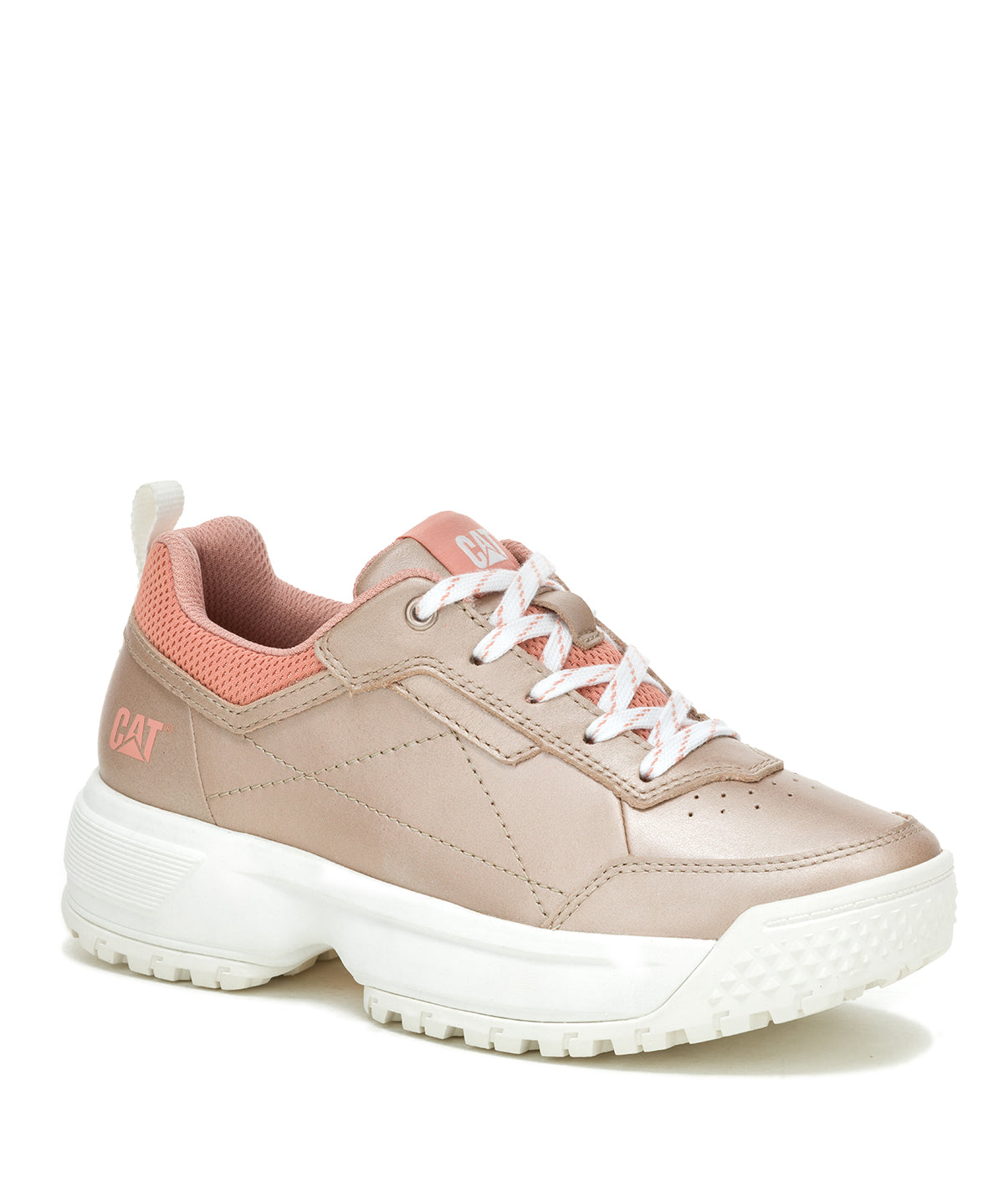 Zapatilla Cuero Mujer Flame Palo Rosa Cat