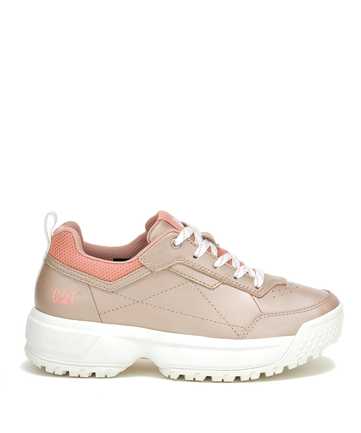 Zapatilla Cuero Mujer Flame Palo Rosa Cat