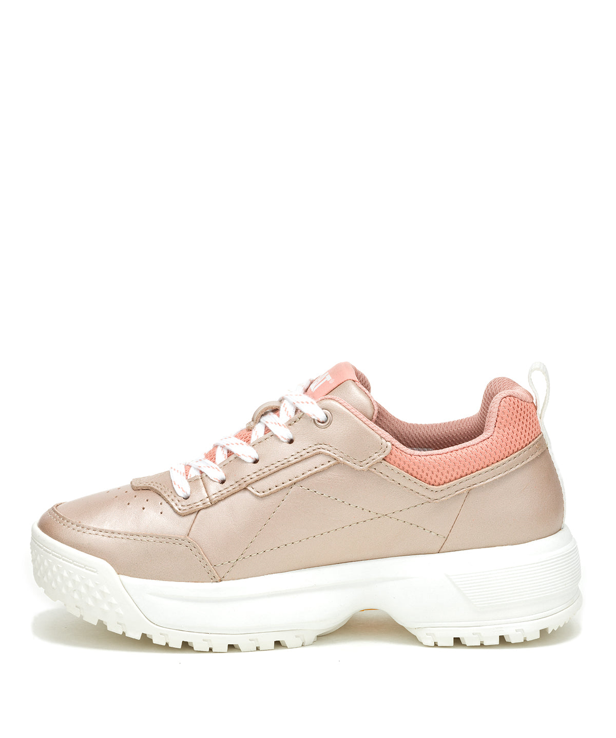 Zapatilla Cuero Mujer Flame Palo Rosa Cat