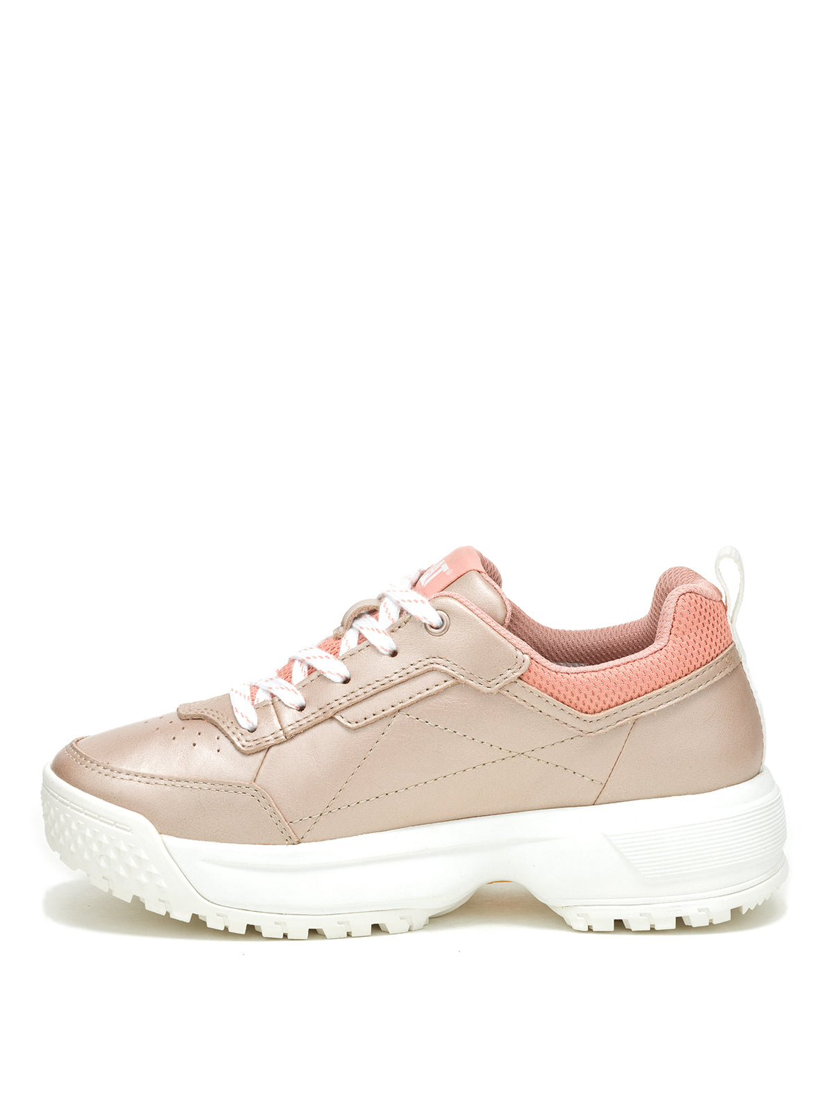 Zapatilla Cuero Mujer Flame Palo Rosa Cat