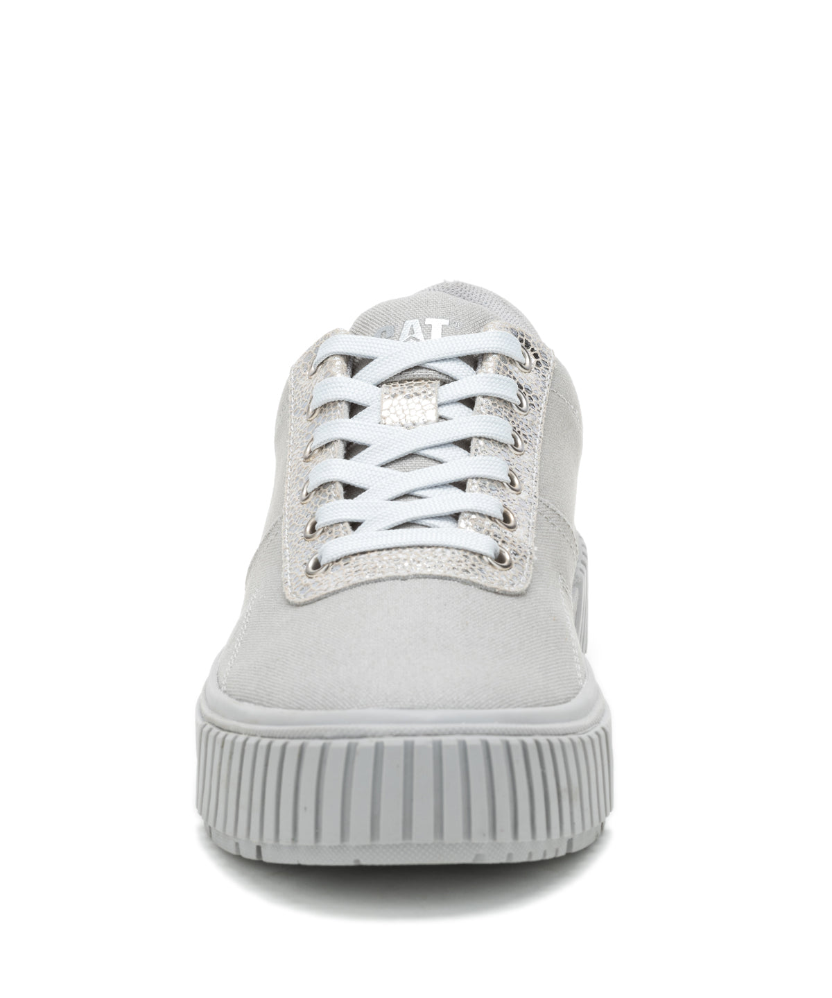 Zapatilla Casual Mujer Amp Canvas Gris Claro Cat