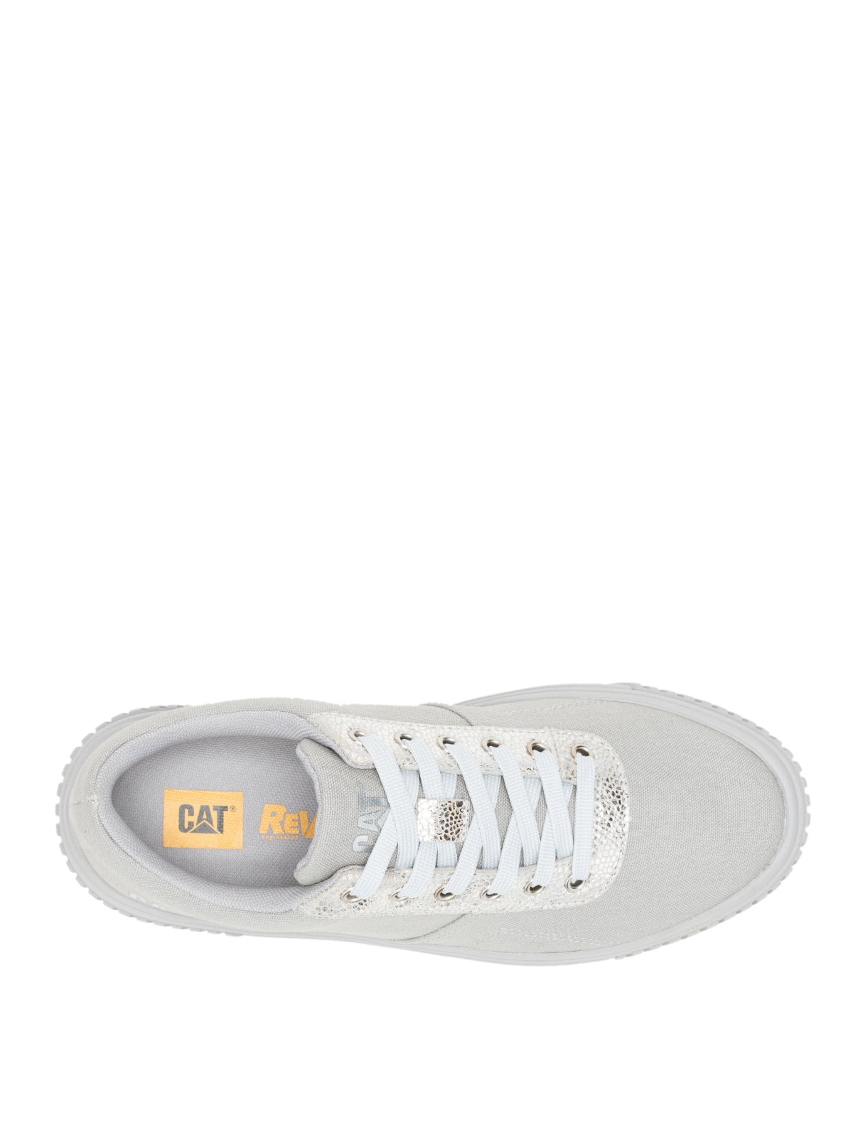 Zapatilla Casual Mujer Amp Canvas Gris Claro Cat