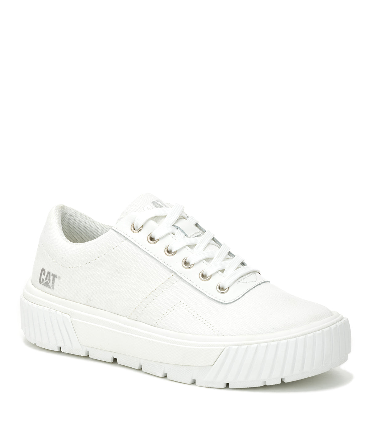 Zapatilla Casual Mujer Amp Canvas Blanco Cat