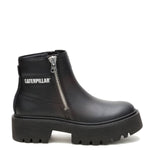 Botín Cuero Colorado Max Chelsea Mujer Negro Cat