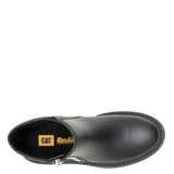 Botín Cuero Colorado Max Chelsea Mujer Negro Cat