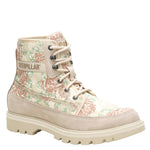 Botín Canvas Mujer Colorado Beige/Floral Cat