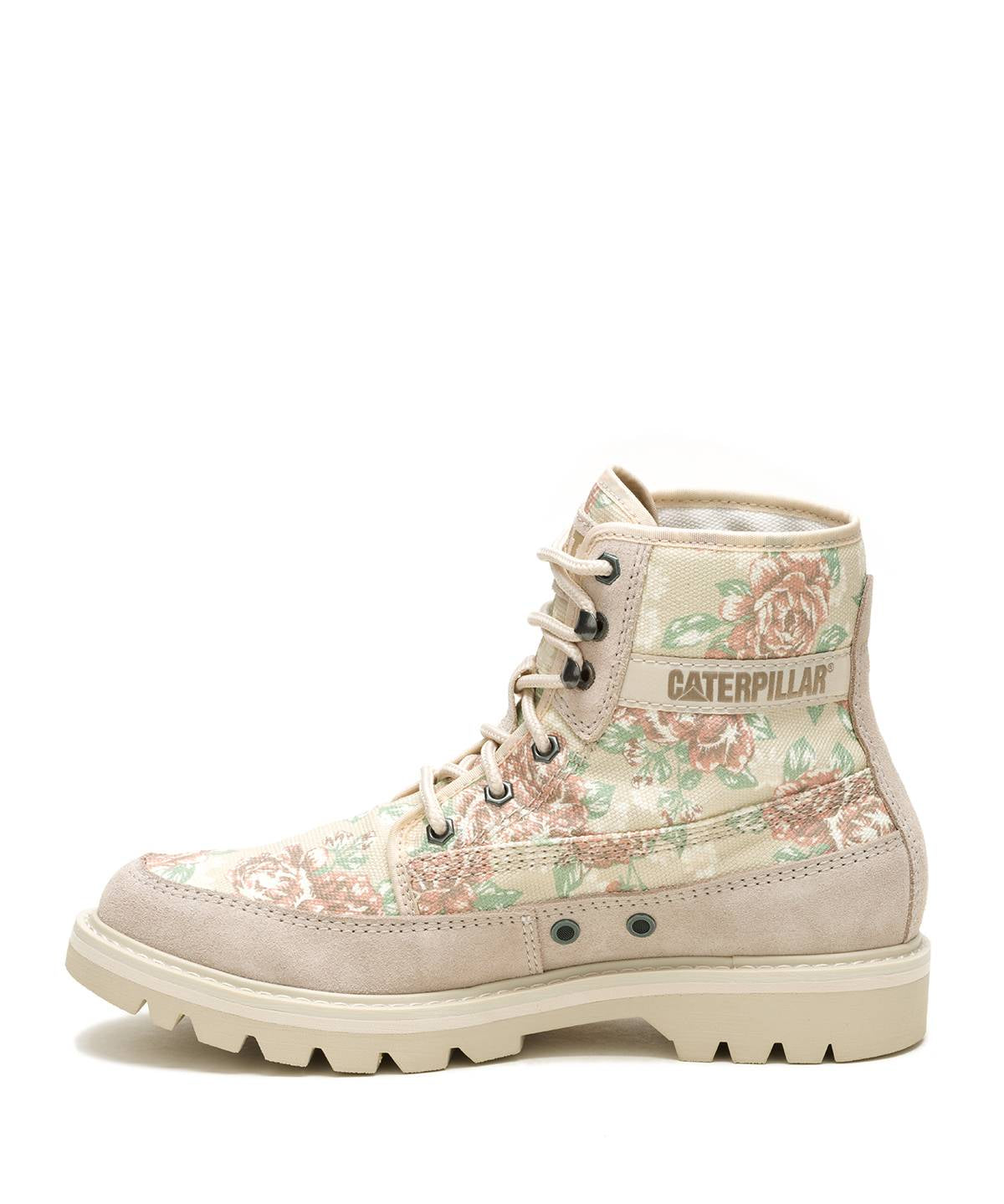 Botín Canvas Mujer Colorado Beige/Floral Cat