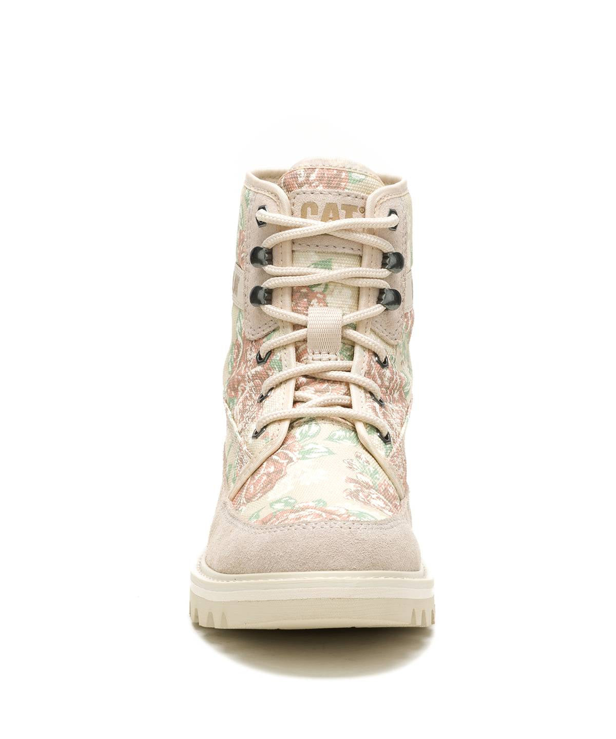 Botín Canvas Mujer Colorado Beige/Floral Cat