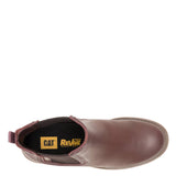 Botín Cuero Mujer Rewrite Chelsea Café Oscuro Cat