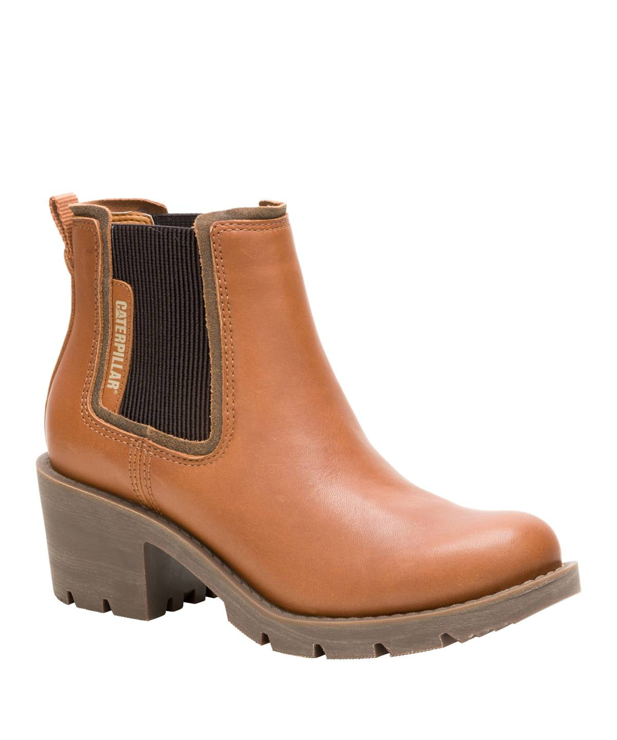 Botín Cuero Mujer Rewrite Chelsea Café Cat