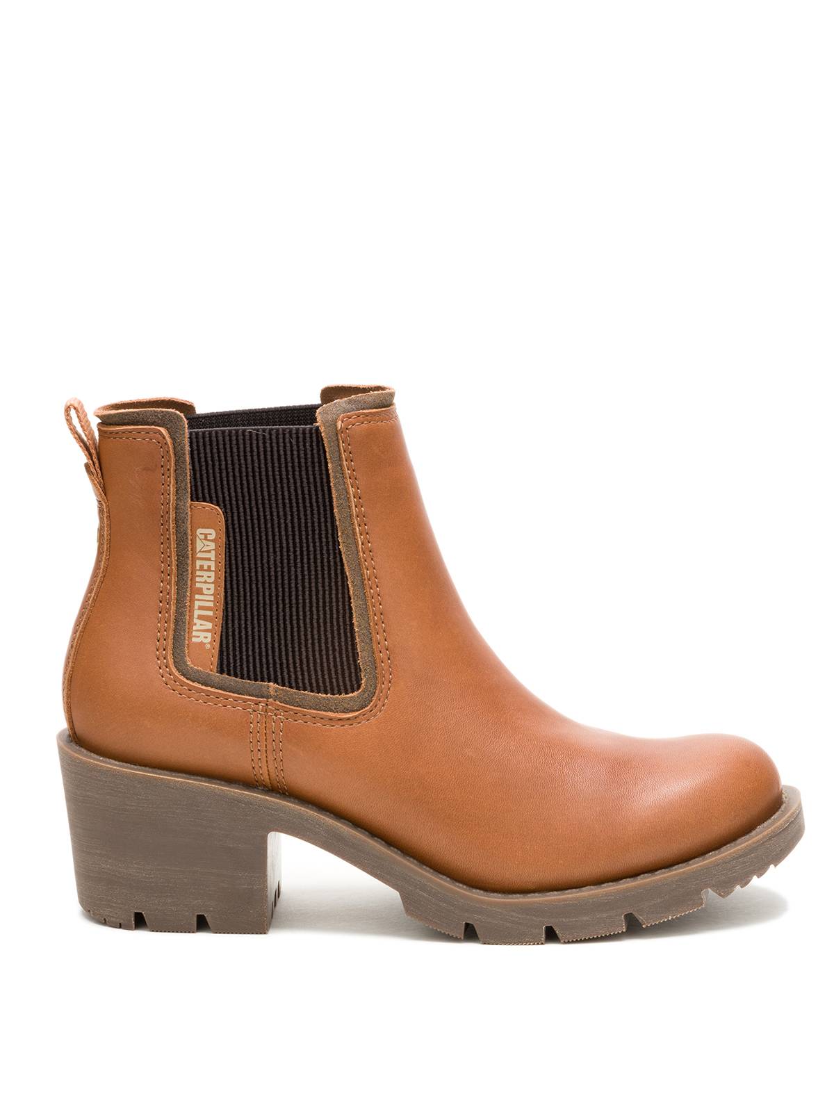 Botín Cuero Mujer Rewrite Chelsea Café Cat