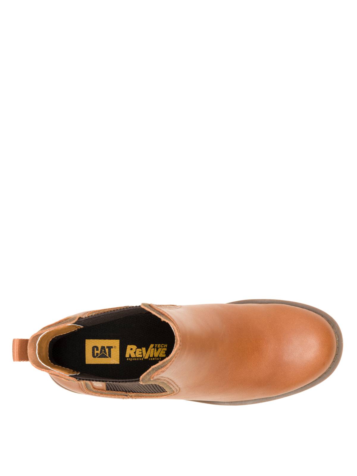 Botín Cuero Mujer Rewrite Chelsea Café Cat