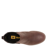 Botín Cuero Mujer Colorado Chelsea Café Cat