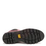 Botín Cuero Mujer Colorado Chelsea Burdeo Cat