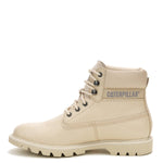 Botín Cuero Colorado Mujer Beige Cat