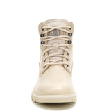 Botín Cuero Colorado Mujer Beige Cat