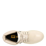 Botín Cuero Colorado Mujer Beige Cat