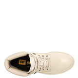 Botín Cuero Colorado Mujer Beige Cat