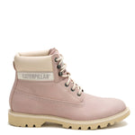 Botín Cuero Waterproof Mujer Colorado Palo Rosa Cat