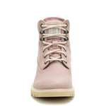 Botín Cuero Waterproof Mujer Colorado Palo Rosa Cat